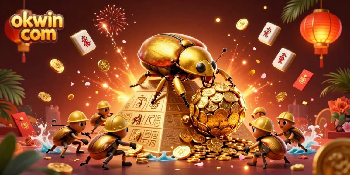 Spin and win with okwin com while experiencing vibrant casino fun in a dynamic 3D scene.