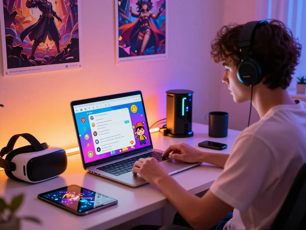 Engaging character ai nsfw chat scene with colorful interface and user interaction