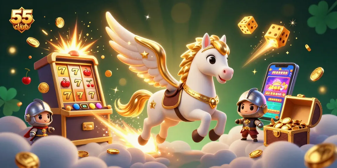 Experience playful wins at the 55 club with vibrant slot themes and exciting gameplay.